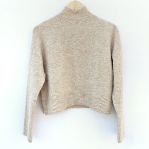 & other stories Oatmel Cropped Sweater